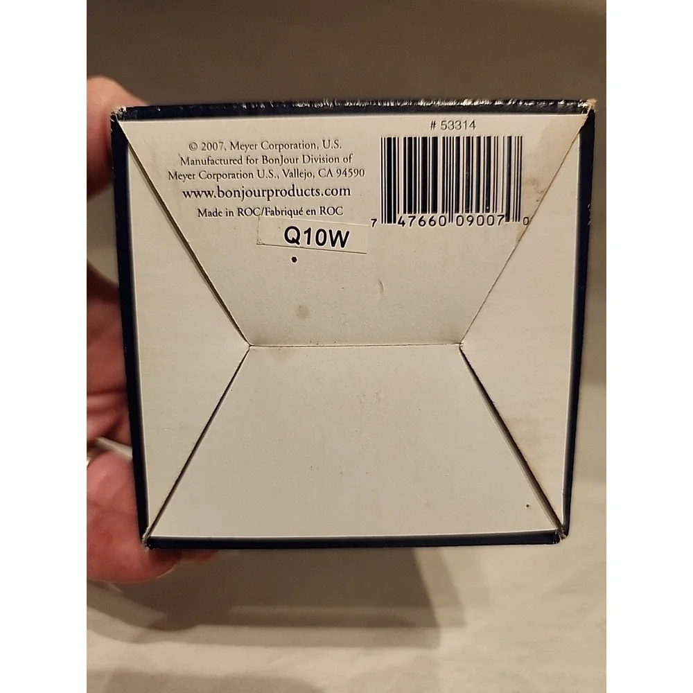 BONJOUR Caffe Froth Replacement Glass 450 Ml Never Used In Open Box